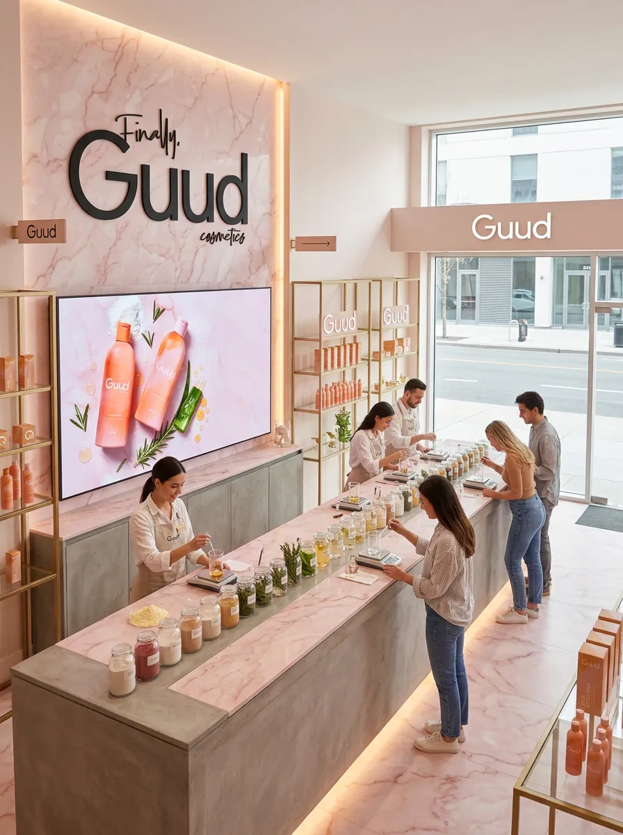 Projet Guud — Intérieur de la boutique